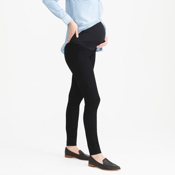 J. Crew Factory Denim - J. Crew Factory Over The Belly Maternity Jeans in Signature Stretch Black 25 NWT